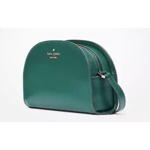 Kate Spade Perry Saffiano Leather Deep Jade Dome Crossbody Bag K8697 $279